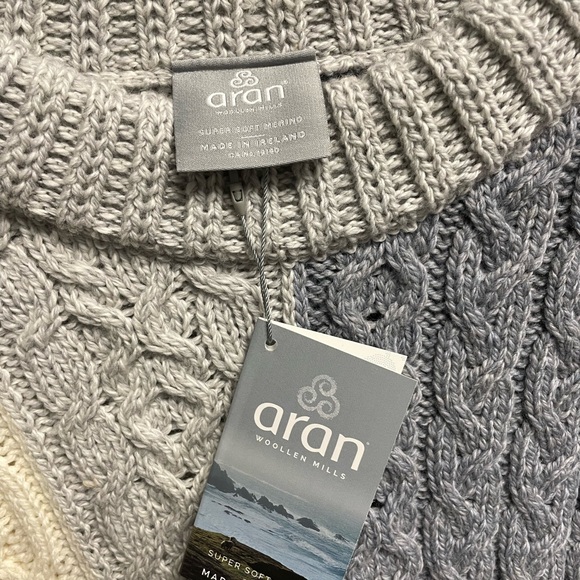 Aran Wool Patchwork Sweater - Picture 4 of 5